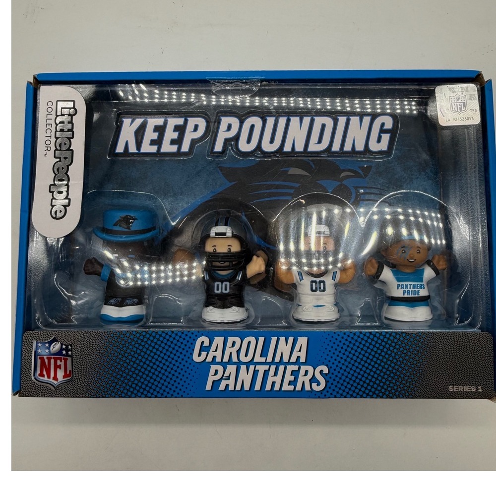 Fisher-Price Little People Collector‎ NFL Carolina Panthers Figure Set Series 1